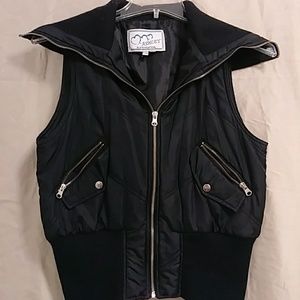 Black  puffer vest